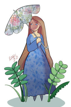 umbrella lady